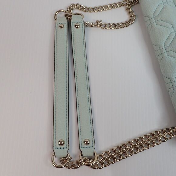 Kate Spade Astor Court Cynthia Grace Blue Quilted Leather Shoulder Bag WKRU2650 - Picture 6 of 15